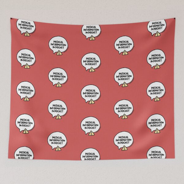 Item preview, Medical Information in Pocket Speech Bubble designed and sold by WCFreckles.