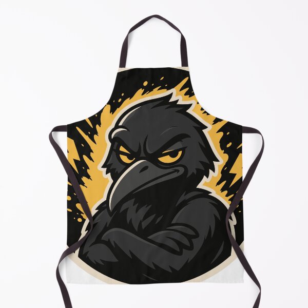 Item preview, Suspicious Crow Mascot – Dark Bird Emblem designed and sold by EchoBlue Studio.