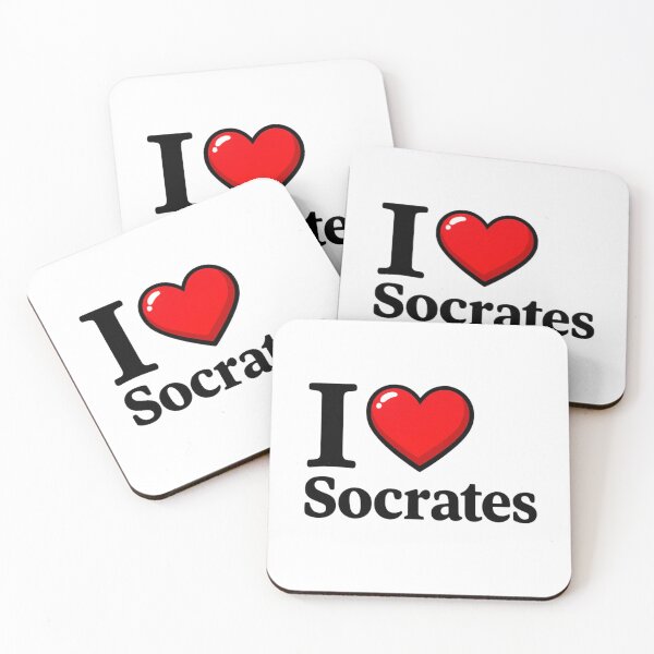 Item preview, I ♥ Socrates – Funny Philosophy Lover Design designed and sold by PHILOSOPHY-SWAG.