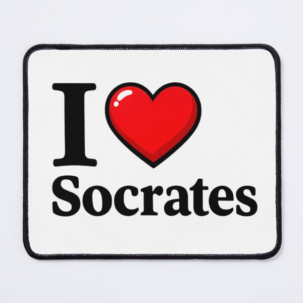 Item preview, I ♥ Socrates – Funny Philosophy Lover Design designed and sold by PHILOSOPHY-SWAG.