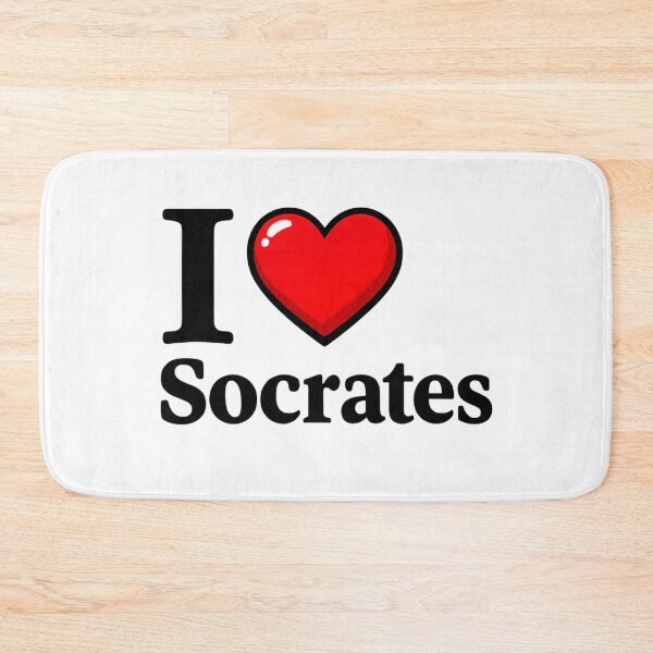 Item preview, I ♥ Socrates – Funny Philosophy Lover Design designed and sold by PHILOSOPHY-SWAG.