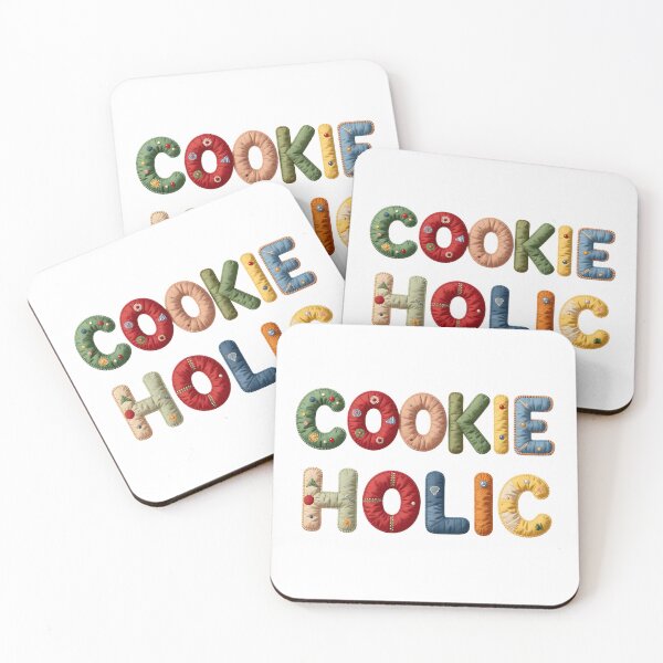 Item preview, COOKIEHOLIC - IN FAUX LETTERING designed and sold by AlexOBrienArt.