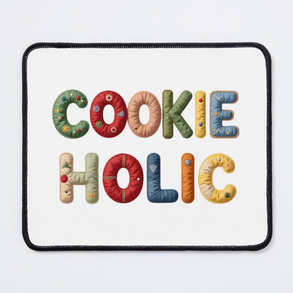 Item preview, COOKIEHOLIC - IN FAUX LETTERING designed and sold by AlexOBrienArt.