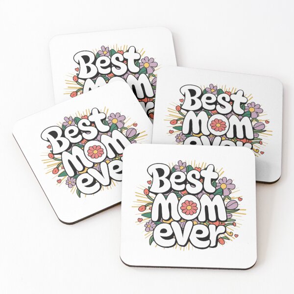 Item preview, Best Mom Ever Retro Groovy Floral Vintage 70s Flower Power Gift designed and sold by VineVibe16Studio.
