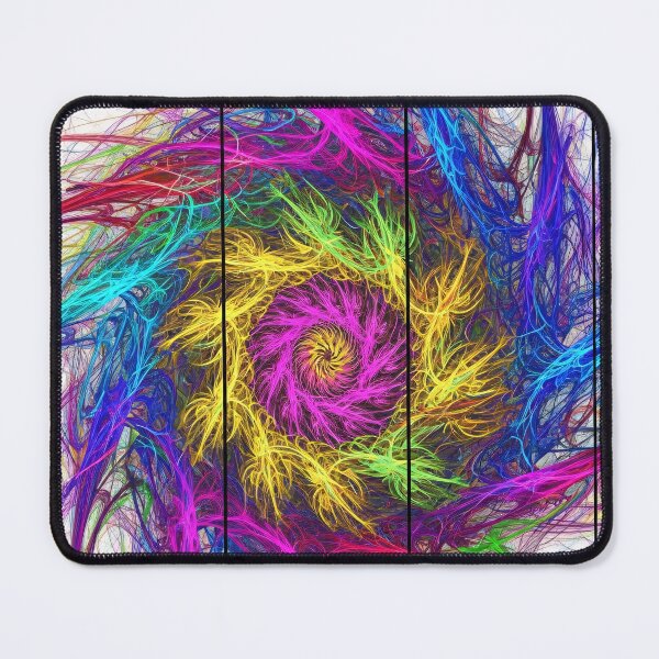 Item preview, Vibrant Fractal Spiral Energy Abstract designed and sold by PixorStudio.