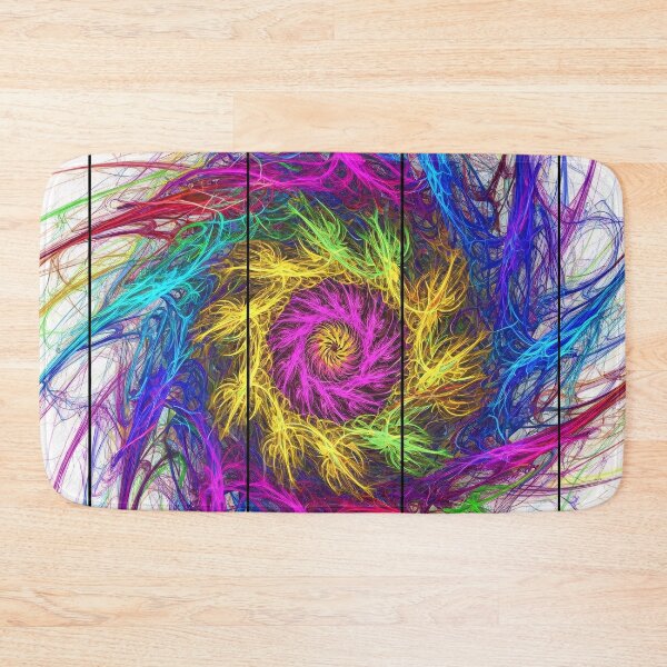 Item preview, Vibrant Fractal Spiral Energy Abstract designed and sold by PixorStudio.