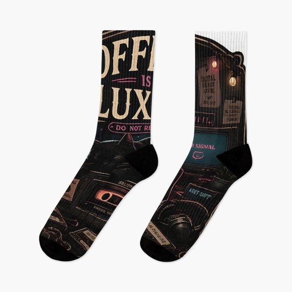 Item preview, Offline Is A Luxury Retro Cat Cyber Noir Aesthetic designed and sold by StickyGuys.