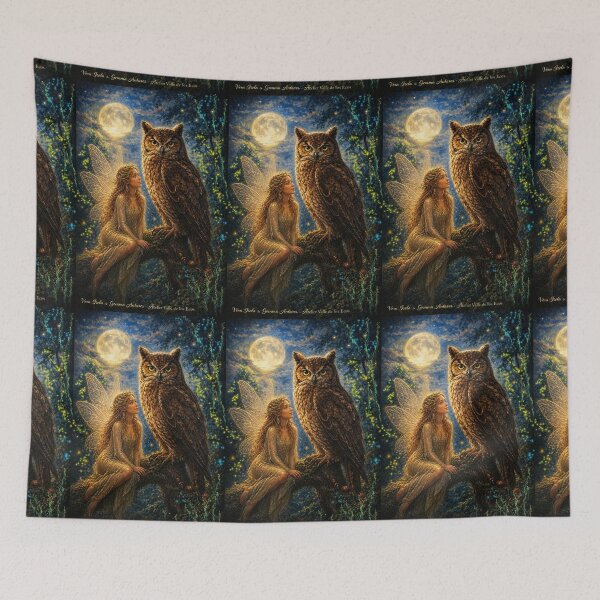 Item preview, Owl Moonlit Guardian and the Golden Fairy designed and sold by Art7Dimension.