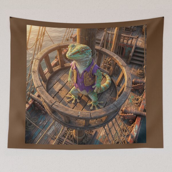 Item preview, Gecko Pirate  designed and sold by Tridentulus.