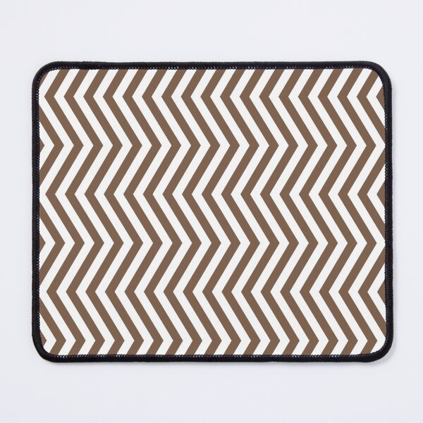 Item preview, Mocha And White Chevron Pattern designed and sold by pattern-archive.