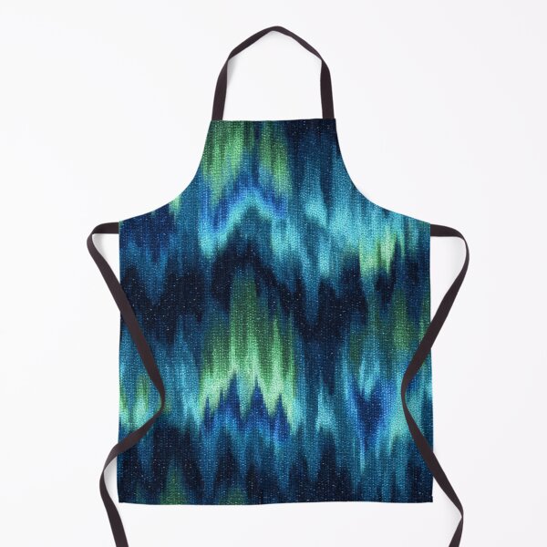 Item preview, Abstract Aurora Northern Lights Wavy Pattern designed and sold by NicolasGlowArt.