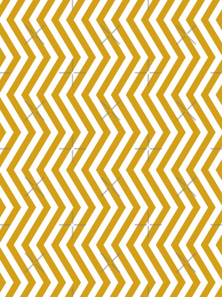 Thumbnail 4 of 4, iPhone Case, Mustard And White Chevron Pattern designed and sold by pattern-archive.