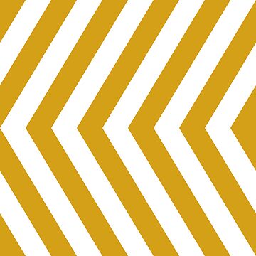 Artwork thumbnail, Mustard And White Chevron Pattern by pattern-archive