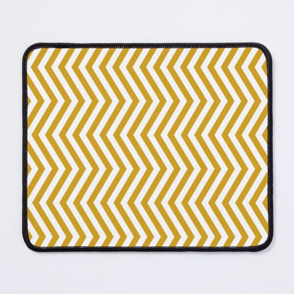 Item preview, Mustard And White Chevron Pattern designed and sold by pattern-archive.