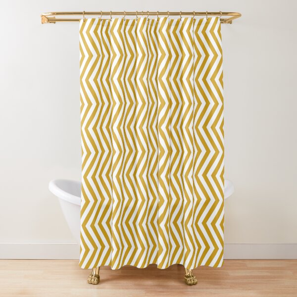 Item preview, Mustard And White Chevron Pattern designed and sold by pattern-archive.