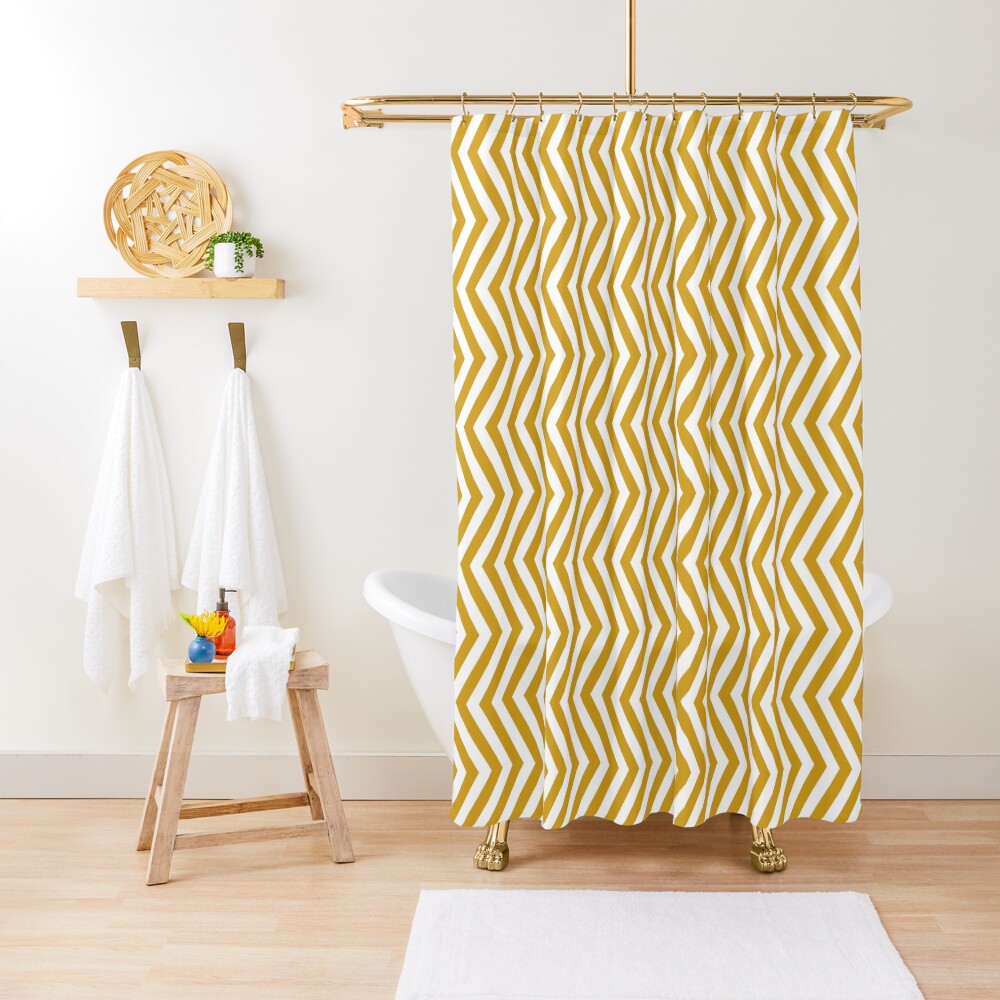 Item preview, Shower Curtain designed and sold by pattern-archive.