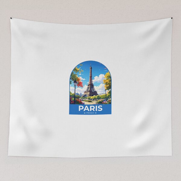 Item preview, Paris France Travel Sticker designed and sold by TulipaGraphics.