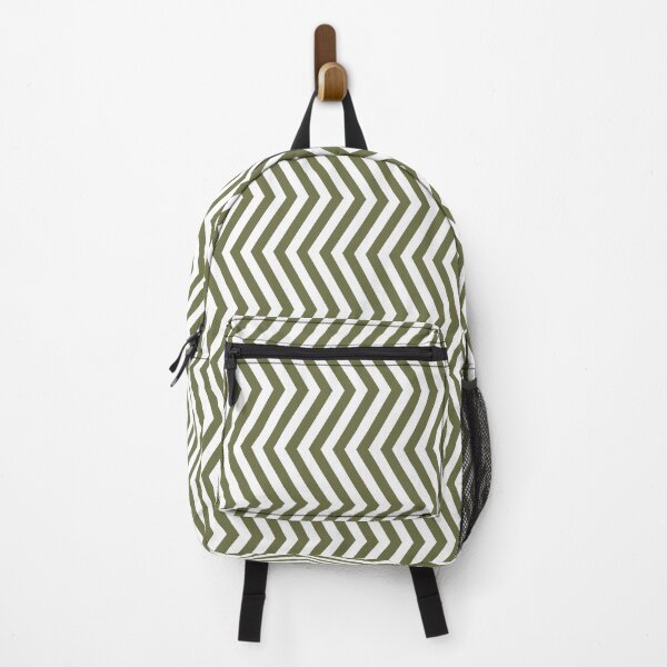 Item preview, Olive And White Chevron Pattern designed and sold by pattern-archive.