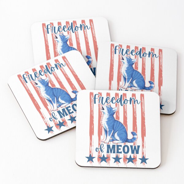 Item preview, Freedom of Meow designed and sold by crittersitter.