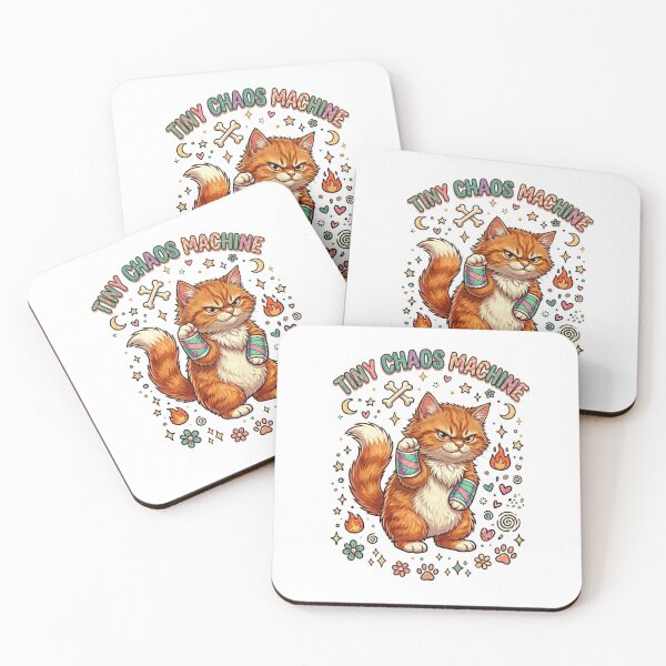 Item preview, Tiny Chaos Machine Grumpy Cat Sticker designed and sold by veloraastudio.
