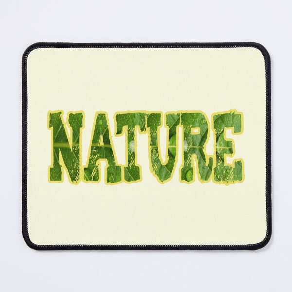 Item preview, Nature Typography - Green Leaf Texture Word Art designed and sold by PixelParinda.