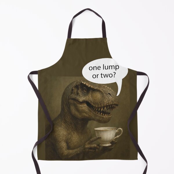 Item preview, Tea-Rex Time - A Dinosaur Drinking Tea designed and sold by TamaraWabe.