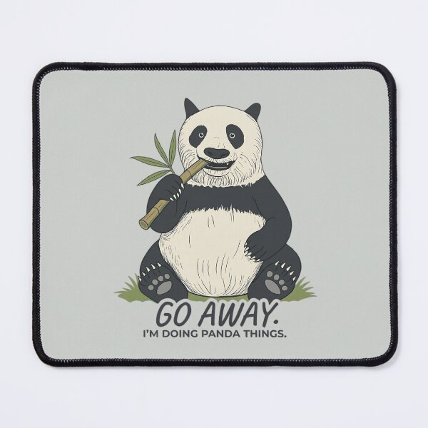 Item preview, Go Away. I’m Doing Panda Things. Introvert Art designed and sold by fruitfuLIFEstudio.