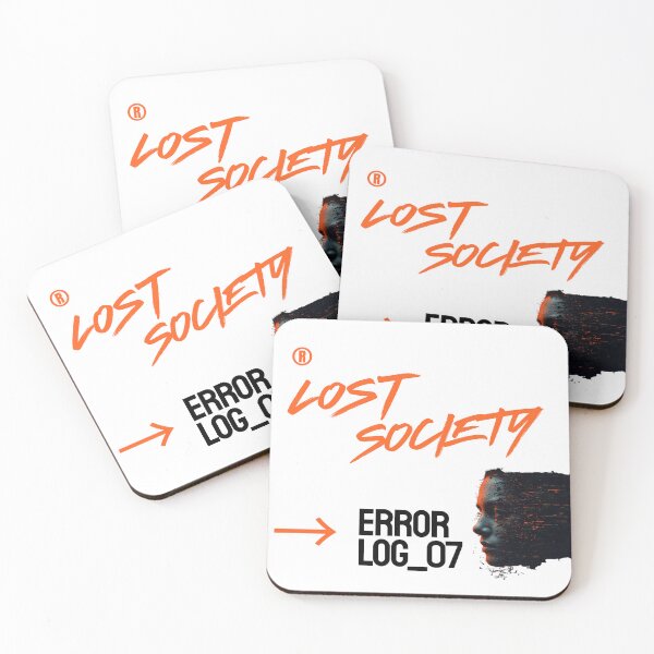 Item preview, Lost Society Error Log 07 Glitch Cyberpunk Dystopian Digital System Failure Aesthetic Typography T-Shirt Design designed and sold by Ink & Highlands.