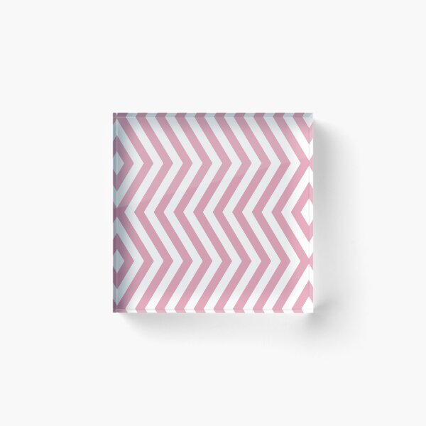 Item preview, Rose And White Chevron Pattern designed and sold by pattern-archive.
