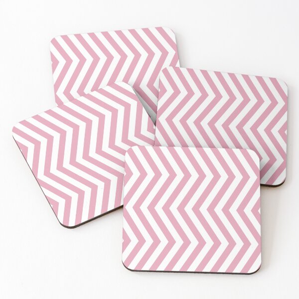 Item preview, Rose And White Chevron Pattern designed and sold by pattern-archive.