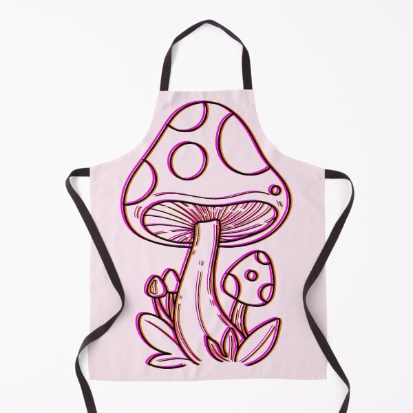 Artikelvorschau, Psychedelisches Neon-Pilzdesign auf Pink entworfen und verkauft von Vileprint.