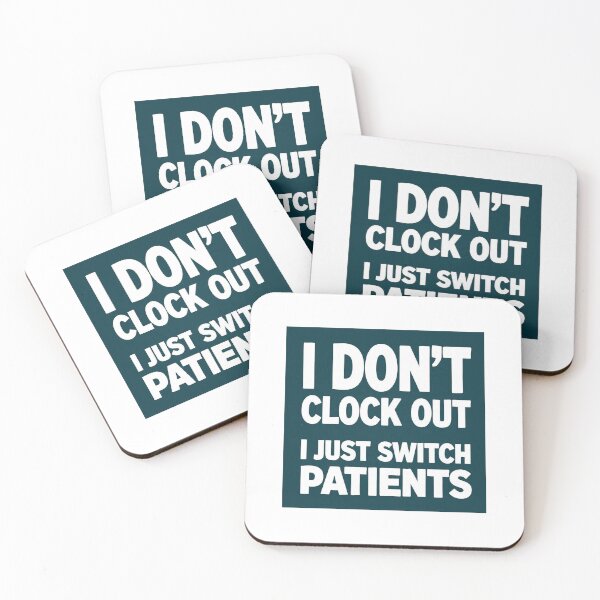 Item preview, `I Don't Clock Out I Just Switch Patients - Viral Nurse Quote Shirt` designed and sold by Petringo.