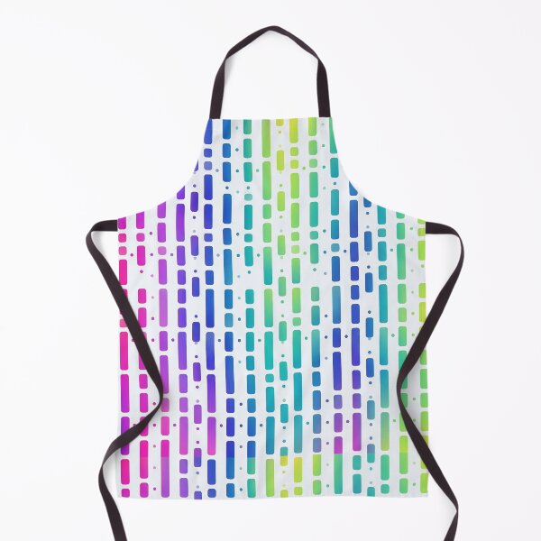 Item preview, Rainbow Morse Code Neon Tech Pattern designed and sold by 21 Tulips.
