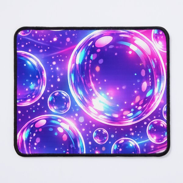 Item preview, Neon Bubble Design – Luminous Bubble Art in a Futuristic Glow Style designed and sold by Gletschie.
