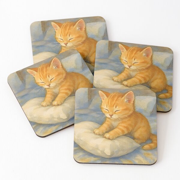 Item preview, Bedtime for the Kitten designed and sold by TinCatOutPost.