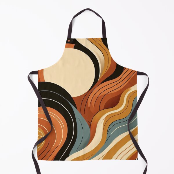 Artikelvorschau, Abstrakte geometrische Wellen – Retro-moderne Kunst entworfen und verkauft von Dogandesighn.
