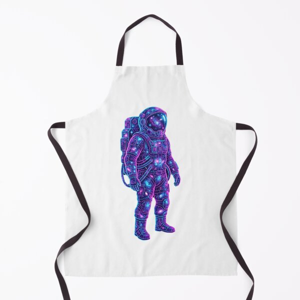 Item preview, Neon Galaxy Astronaut - Glowing Cosmic Space Art designed and sold by AuraDraftStudio.
