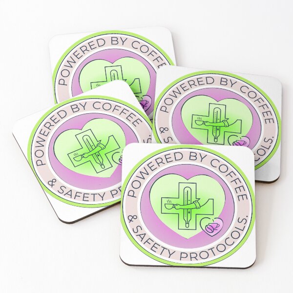 Item preview, Nurse Life, Powered by coffee & safety protocols designed and sold by amazouz1.
