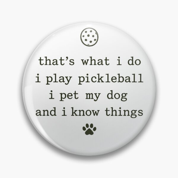 Item preview, Funny Pickleball Dog Lover Quote Gift designed and sold by AZPrintz.