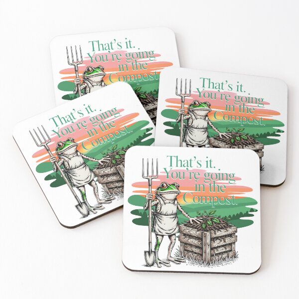 Item preview, Dark Humor Garden Frog with Pitchfork designed and sold by Szpaku desart .