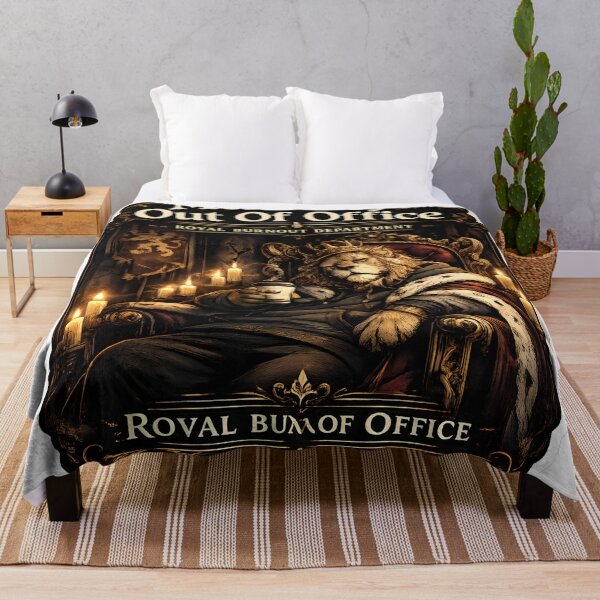 Item preview, Mentally Out Of Office Burnout Lion Royal Goth Aesthetic designed and sold by StickyGuys.