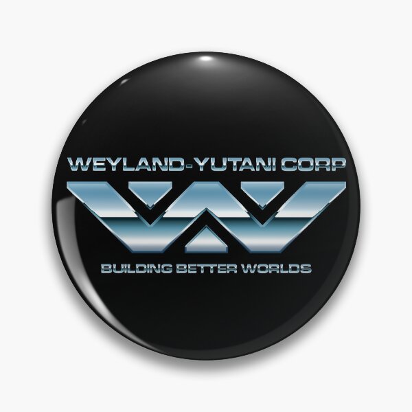 Item preview, Alien Weyland Yutani Corp Metallic Logo designed and sold by Power Up Prints.