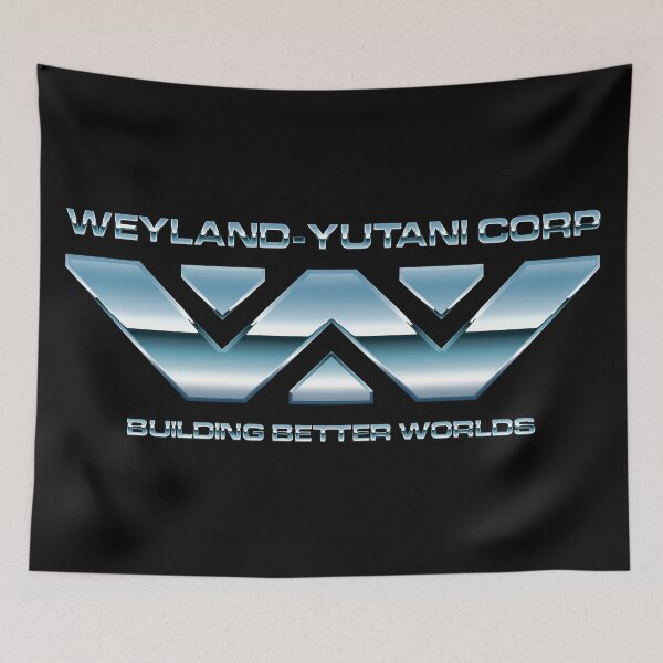 Item preview, Alien Weyland Yutani Corp Metallic Logo designed and sold by Power Up Prints.