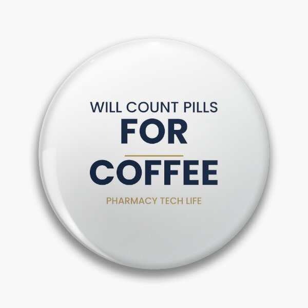 Item preview, Will Count Pills for Coffee Funny Pharmacy Tech Gift - Pharmacist Life Shirt designed and sold by OffTheClock.