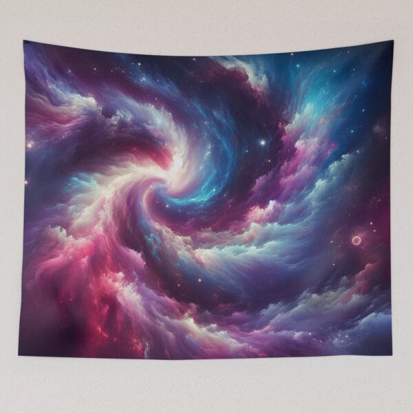 Item preview, Cosmic Spiral Nebula – Abstract Space Art designed and sold by Dogandesighn.