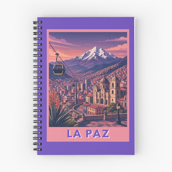 Item preview, La Paz Bolivia Travel Poster designed and sold by MatthewHeights.