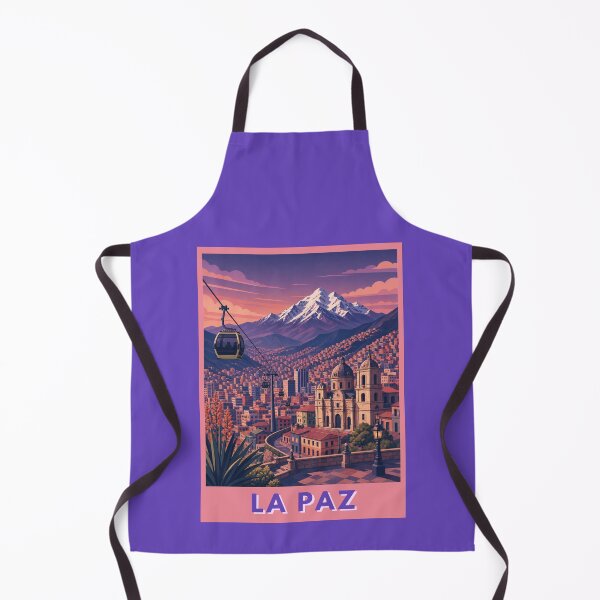Item preview, La Paz Bolivia Travel Poster designed and sold by MatthewHeights.