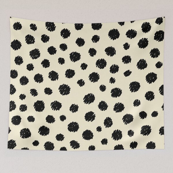 Item preview, Abstract Black Polka Dots  designed and sold by Nurple Art.
