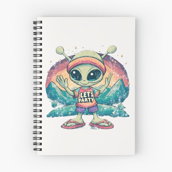 Artikelvorschau, Retro Party Alien – Falscher Planet, richtige Einstellung – Vintage-Kunst der 70er Jahre entworfen und verkauft von alizye.