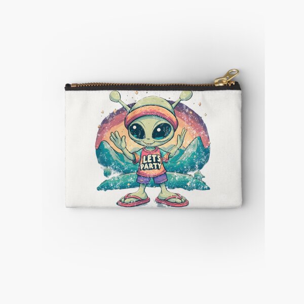Item preview, Retro Party Alien - Wrong Planet Right Attitude Vintage 70s Art designed and sold by alizye.